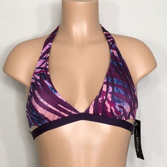 Carmen Marc Valvo purple bikini top. NWT - Picture 2 of 9